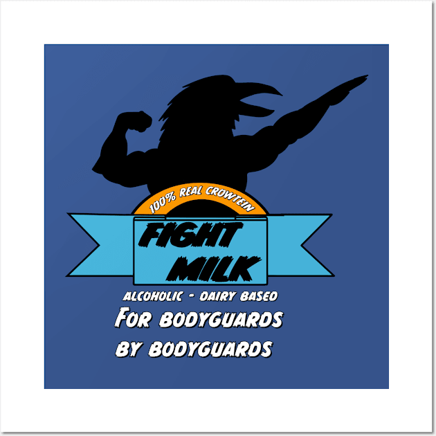 Fight Milk Wall Art by Drawin4U